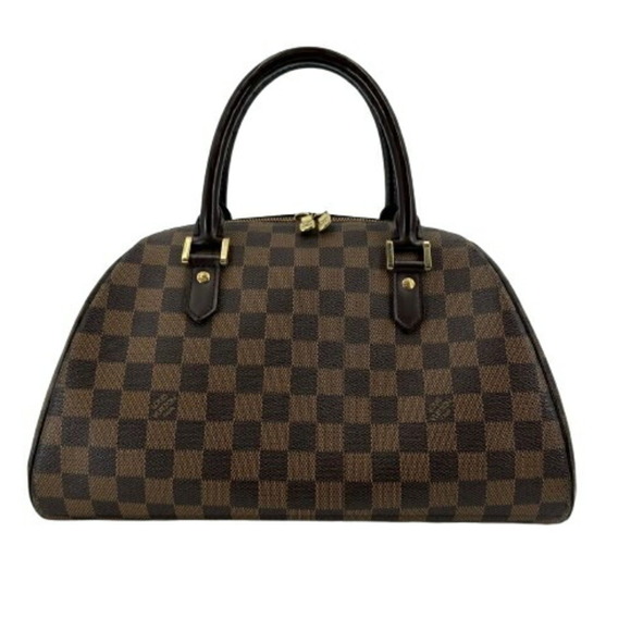 LOUIS VUITTON Damier Rivera MM Coated Canvas Handbag - Picture 1 of 9